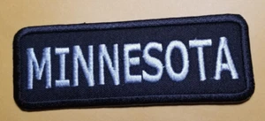 MINNESOTA Embroidered Patch approx 1.25x3.75" - Picture 1 of 2