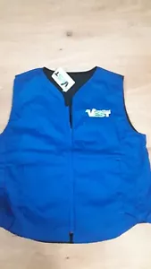 Chaleco Easy Shed para hombre azul forrado con cremallera talla M - Imagen 1 de 5