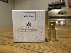 Sofia Rose Attar by Abdul Samad Al Qurashi 6ml Oil 1/2 Tola New - Picture 1 of 7