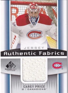 2013-14 SP Game Used Authentic Fabrics #AFCP Carey Price - Picture 1 of 2