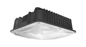LED Canopy 80w Commercial Grade Light Fixture by OLT, 5000K Cool White, IP65 - Picture 1 of 7