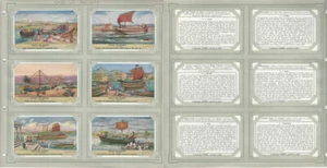 Liebig, Set 6 Cards, F1579, 1953, Ancient Ships, Egypt, Greece, Rome - Picture 1 of 1