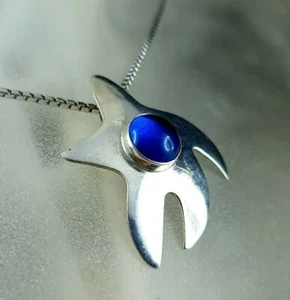 Colgante plata 925 estrella diseñador A&F vintage - divertido y atemporal silver anello - Imagen 1 de 7