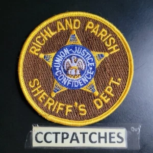 PARCHE DE HOMBRO RICHLAND PARISH, LOUISIANA SHERIFF LA - Imagen 1 de 2
