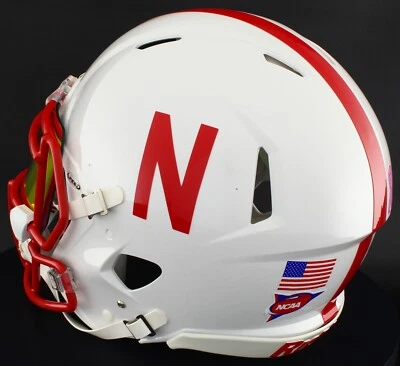 NEBRASKA CORNHUSKERS NCAA Riddell Speed Full Size AUTHENTIC Football Helmet - Image 1 of 4