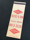 Matchbook Cover ?Albany Diamond Cab? Albany, New York ? Front Strike