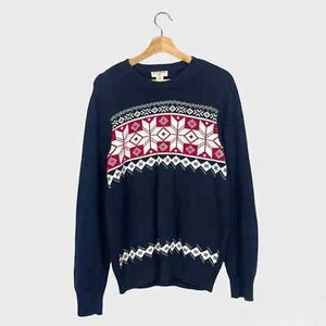 DOCKERS Snowflake Christmas Sweater - Picture 1 of 8