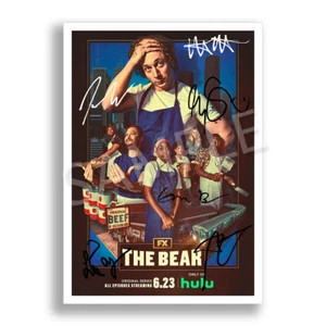 DER BÄR CAST SIGNIERTER POSTERDRUCK FOTO AUTOGRAMM TV SHOW SAISON SERIE GESCHENK - Bild 1 von 12
