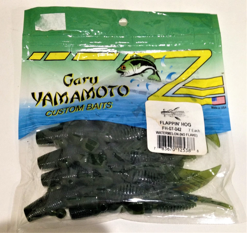 Cebos personalizados Gary Yamamoto - FLAPPIN' HOG - 7 por paquete (elige color) Foto 1 de 1