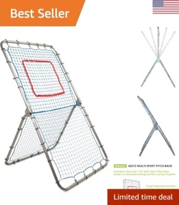 Rebound Pitchback Net - verstellbares Training Übungsrebounder - Bild 1 von 9