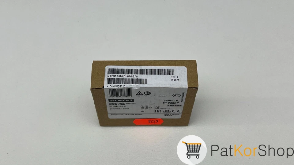 Siemens entrada digital di 16x 24vdc 6es7131-6bh01-0ba0