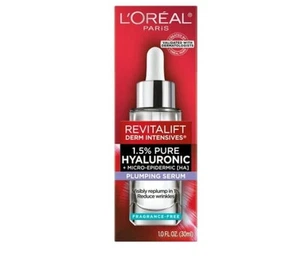 L'Oreal Paris Revitalift Derm Intensives 1.5% Pure Hyaluronic Acid Serum Wrinkle - Picture 1 of 2