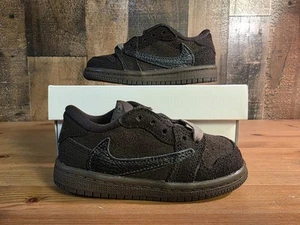 Air Jordan 1 Low Toddler Travis Scott Velvet Brown DO5441-202 Sz 6C (TD) New - Picture 1 of 20