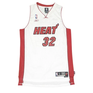 Reebok Miami Heat #32 Shaquille O'Neal Stitched NBA Trikot Große Länge + 2 Weiß - Bild 1 von 12