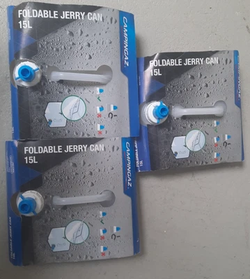 3 x Faltbarer Wasserkanister mit Zapfhahn Campingaz Trinkflasche, 15 L - Bild 1 von 4