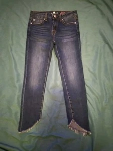 7 For All Mankind The Ankle Skinny Girls Jeans size 10 - Picture 1 of 8