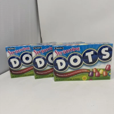 NUEVO, sellado 3 cajas de caramelos de puntos de primavera - sellado de fábrica mejor para la primavera de 2026 Foto 1 de 4