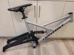 Vintage Cannondale Gemini 900 Large Size 26" Frame + Fox Vanilla R Shock - Picture 1 of 12