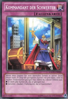 YuGiOh Kommandant der Schwerter GAOV-DE068 Common Neu unl. - Bild 1 von 2