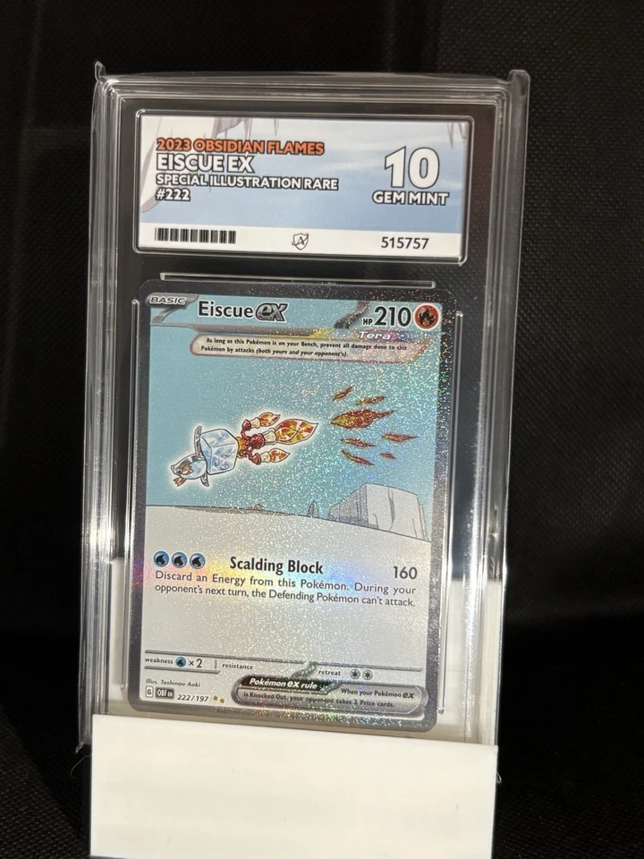 ACE 10 Eiscue EX 222/197 SIR 2023 Obsidian Flames Pokemon TCG (NOT PSA) - Image 1 of 1