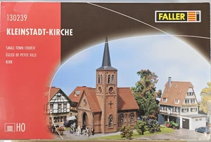 Faller HO Scale Model Kit - Small Town Church - Factory Weathered #130239 - Picture 1 of 3