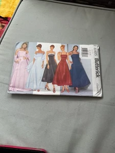 Butterick Misses Evening Dress & Stole Sewing Pattern US 12 - 16 6405 uncut - Picture 1 of 8
