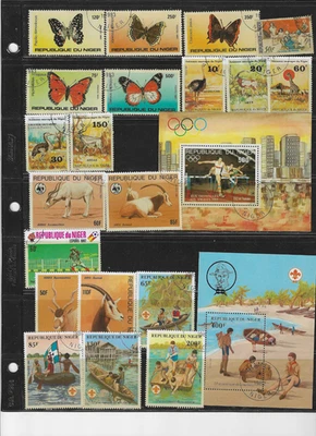 NÍGER BONITA SELECCIÓN DE SELLOS (lote 6812) Foto 1 de 2