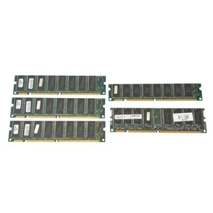 Lot of 5 DIMM RAM Memory PC 128MB BX Compaq 168 Pin - Picture 1 of 8