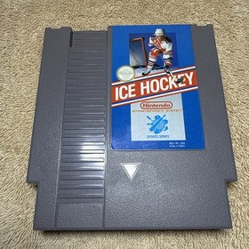 Sistema de entretenimiento Nintendo de hockey sobre hielo NES aut&eacute;ntico probado funcionando
