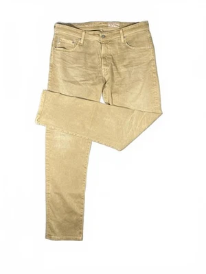 Pantalones de mezclilla AG envejecidos Tellis modernos calce ajustado para hombre caqui - talla 38x32 ($215) Foto 1 de 4