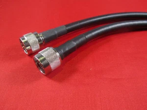 10 Ft Ultra Low Loss RFC400 , RF Antenna Coax Cable N Male to Male. - Picture 1 of 1
