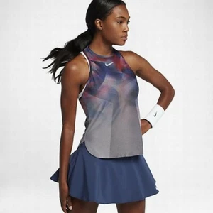 Nike Canotta Donna Court Dry Slam Metallizzata Platino/Puro Platino 854824-041 - Foto 1 di 11