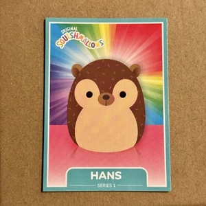 B1G1 ~ Squishmallow ~ Hans the Hedgehog ~ #52 ~ Series 1 Trading Card ~ M/NM - Picture 1 of 2
