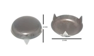 Domes Of Silence Knock In Domed Furniture Slide Glide 1 In BZP Pack Of 20 - Picture 1 of 1