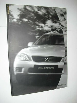 (Auto). Opuscolo Pubblicità concessionaria LEXUS IS 200 - Immagine 1 di 2