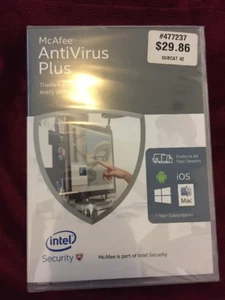 McAfee Antivirus Plus 2016 - Unlimited Devices -- BRAND NEW - Free Shipping - Picture 1 of 8