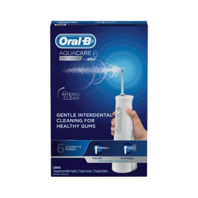 Oral-B AquaCare 6 Pro Expert Portable Irrigator Water Flosser - image 1 of 4