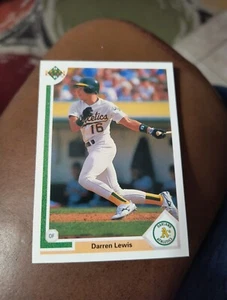 DARREN LEWIS 1991 UPPER DECK #564 FREE SHIPPING - Picture 1 of 2