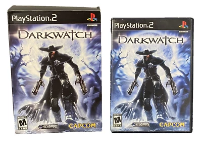 Darkwatch PS2 (PlayStation 2, 2005) Complete CIB with Rare BIG BOX (no t-shirt) - Image 1 of 4