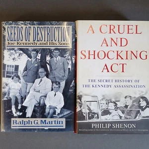 Lot Of 2 A Cruel And Shocking Act & Seeds Of Destruction John F. Kennedy JFK - Imagen 1 de 7