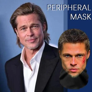 Funny 3D Printed Realistic Face Mask Elastic Mesh Full Face Costume Mask;; - Picture 1 of 8