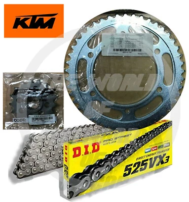 Set Transmission KTM LC8 Adventure 950 07-08 PBR Engrenage Pignon Chaîne - Photo 1/3