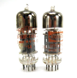 TUBOS DE PREAMPLIFICADOR RAYTHEON JAN-CRP-6414 12AT7 12AU7 12AV7 3X MICA PROBADOS MUY FUERTES - Imagen 1 de 2