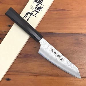 Sakai Takayuki 160mm Japanese VG-10 Nashiji Kengata Santoku Bunka Knife - Bild 1 von 13