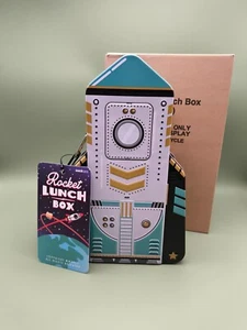 Rocket Lunch Box | Metal Snack & Sandwich| Retro Tin Box BRAND NEW NASA Space - Picture 1 of 7