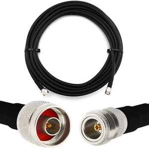 HF400-NM-NF-15 N Male to N Female 15m Flexible Coaxial Cable — LMR400 UF Ultra - Bild 1 von 4