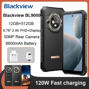 Global Blackview BL9000 5G Rugged Phone Rear Screen 24GB+512GB 50MP 8800mAh 120W - Picture 1 of 12