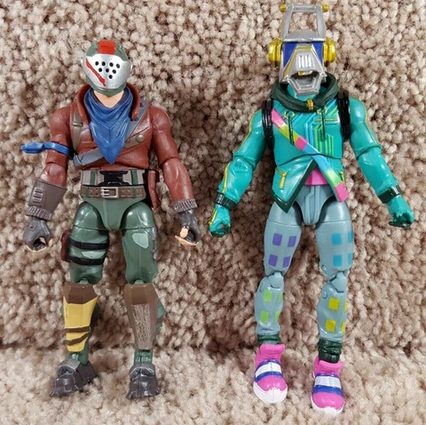 2019 Fortnite Jazwares 2 X Rust Lord DJ Yonder Solo Mode 4" Action Figure Cover