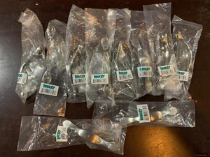 CABINET PULLS Georgetown 3"cc Satin Chrome Lot x10pcs Laurey 27739 - Picture 1 of 7