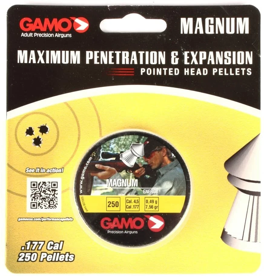 Гранулы Gamo 6320224BT54 Magnum Spire Point двойное кольцо калибр 0,177 (250 штук) - Изображение 1 из 1